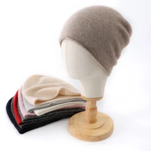 Winter Unisex 100% Cashmere Hats - Variety of Colors