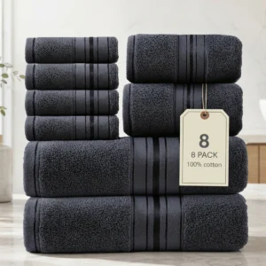 Towel Set – * Piece Majestic Plush Cotton