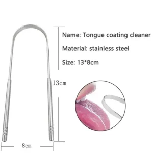 Tongue Scraper - Stainless Steel